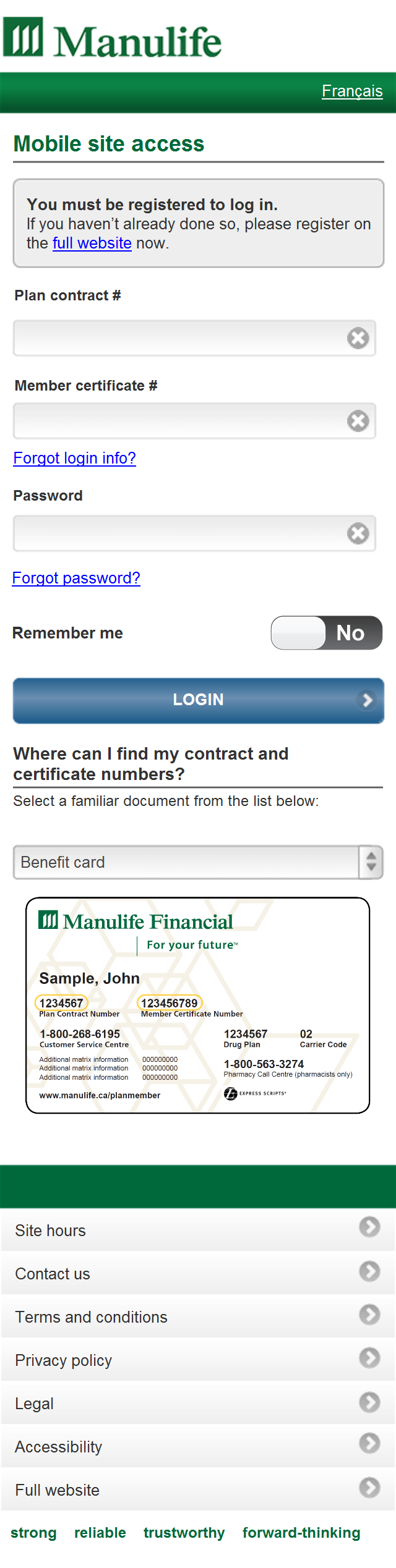 Manulife Group Benefits Mobile